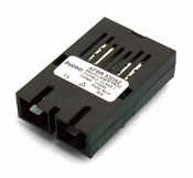 AFBR-53D5Z, 1.25 ГБод приемопередатчик для многомодового оптоволокна сетей стандарта Gigabit Ethernet, пластиковый корпус, расположение выводв 1х9, без экрана